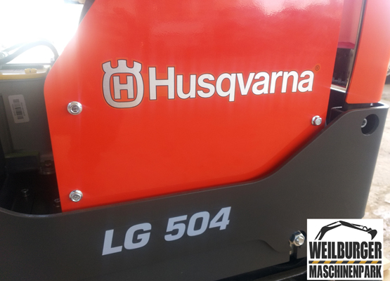 500 kg Rüttelplatte mieten - Husqvarna LG 504